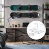Platzsparendes Wandregal Acryl-Skateboardhalterung, Horizontale Snowboard-Displayhalterung, Transparenter Sportgeräte Robuster Longboard-Halter,