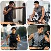 [HOTSUIT] Sweat-Inducing Vest Sauna Suit for Men and Women, Sleeveless, 5x Sweat-Increasing Efficiency, Compression Training Wear, Windproof, Water-Re