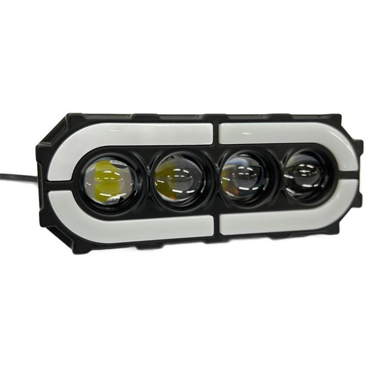 

V73 4-LED Electric Bike Motorcycle Modified LED Light Waterproof Flashing Light Type A