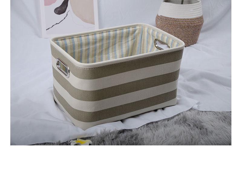 Simple Modern Canvas Desktop Storage Basket
