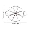8-Slice Stainless Steel Pie Cutter Press, Circle Pie Cutter With Side Handles, Non Stick Pie Cutting Divider