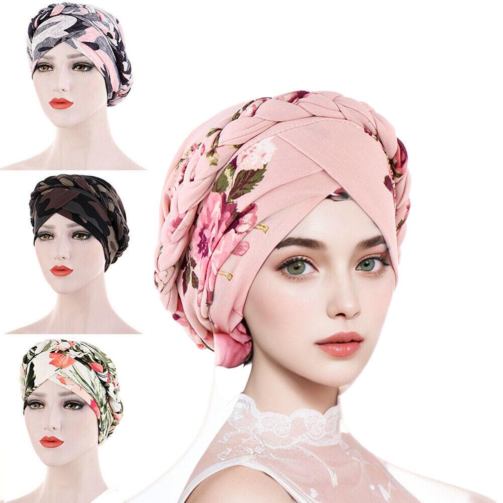 Women's Hat Chemo Cap Muslim Hair Loss Head Scarf Turban Head Wrap Covers