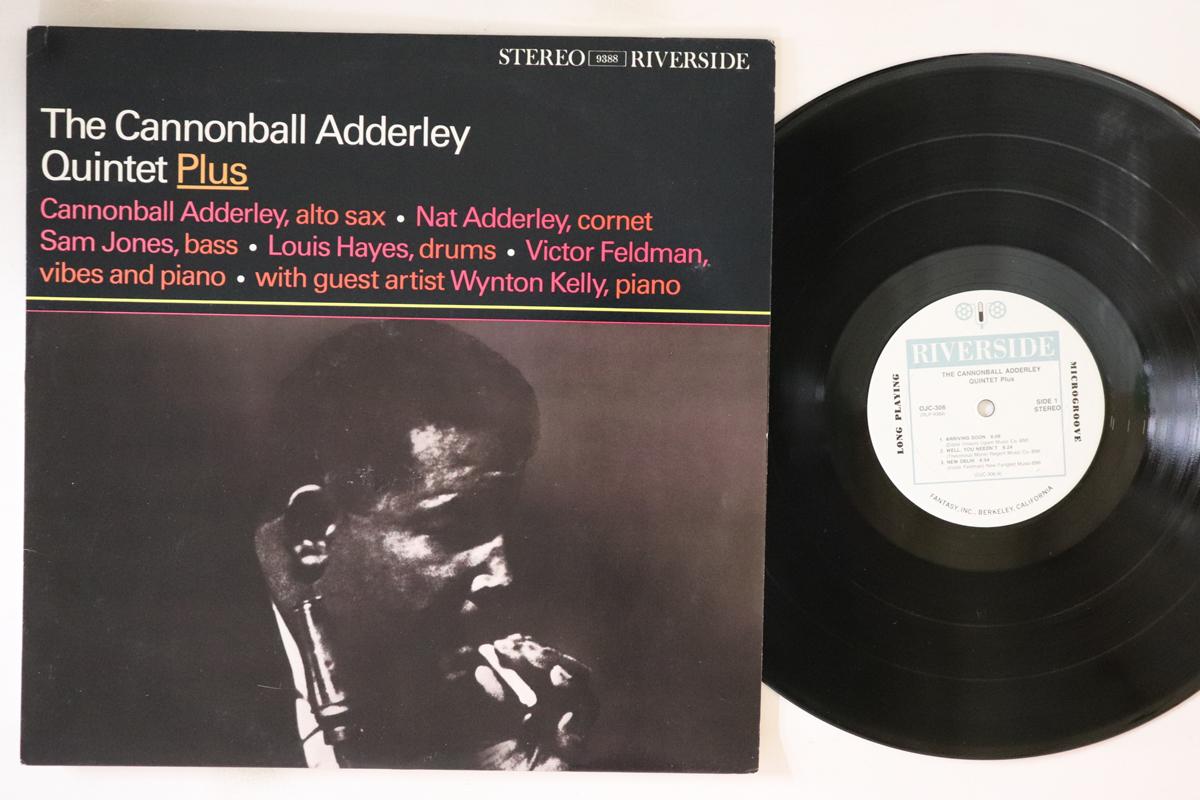 

LP Record CANNONBALL ADDERLEY - Plus OJC306 ORIGINAL JAZZ C 1987 US Jazz Used