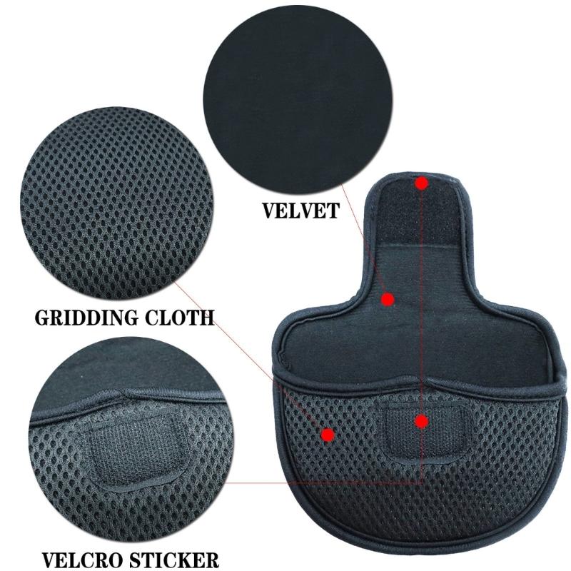 Golfing Club Putter Headcover Nylon Net Mallet Putter Headcover Golf Equipments for Professional Player Enthusiasts