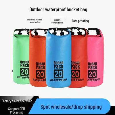 Outdoor Rafting PVC Mesh Waterproof Swimming Bag