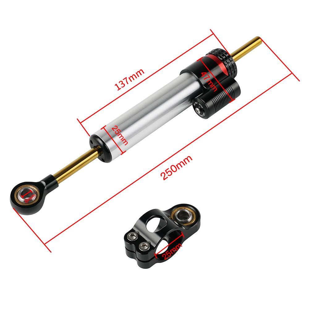 Motorcycle Steering Damper Stabilizer Universal For KTM Yamaha Tenere BMW GS GSA Kawasaki Suzuki Honda Ducati Street Sport Bike