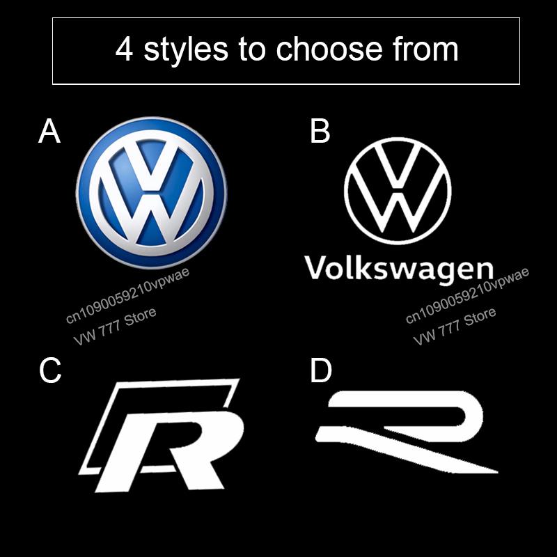 For VW VOLKSWAGEN New For VW Volkswagen Passat CC Lamando Touran Touareg Tiguan Eos Golf Car Door Logo Courtesy Lamp Laser Proje