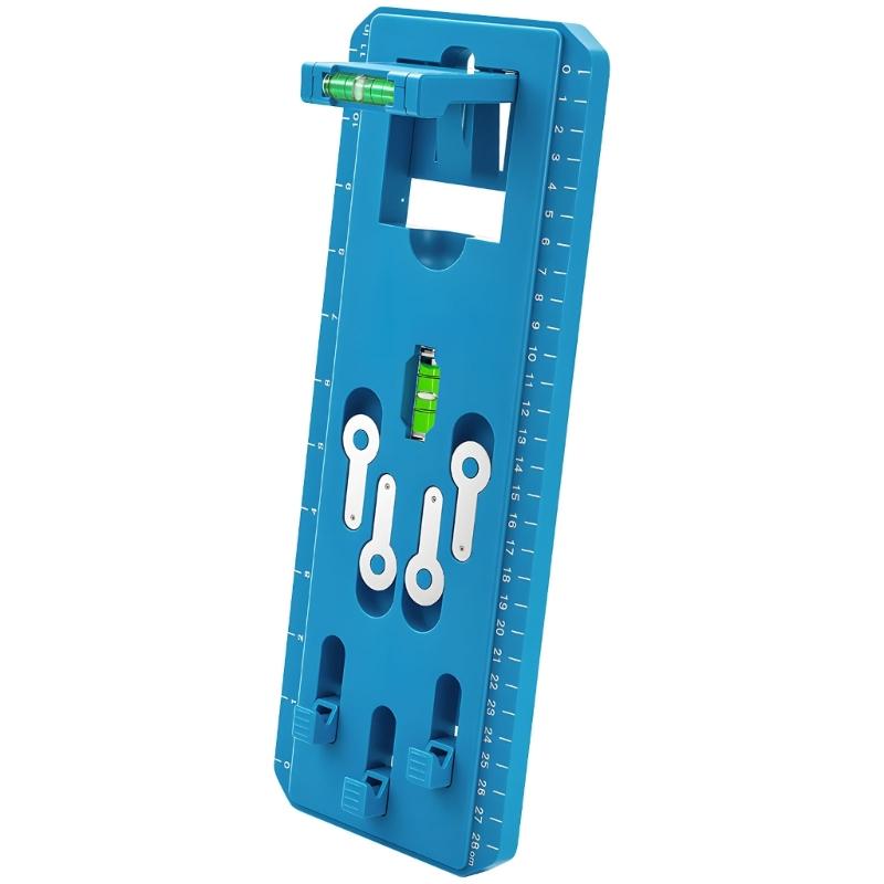 Full Display Hanging System With Measuring Guide And Grip Backing For Straightforward Installation