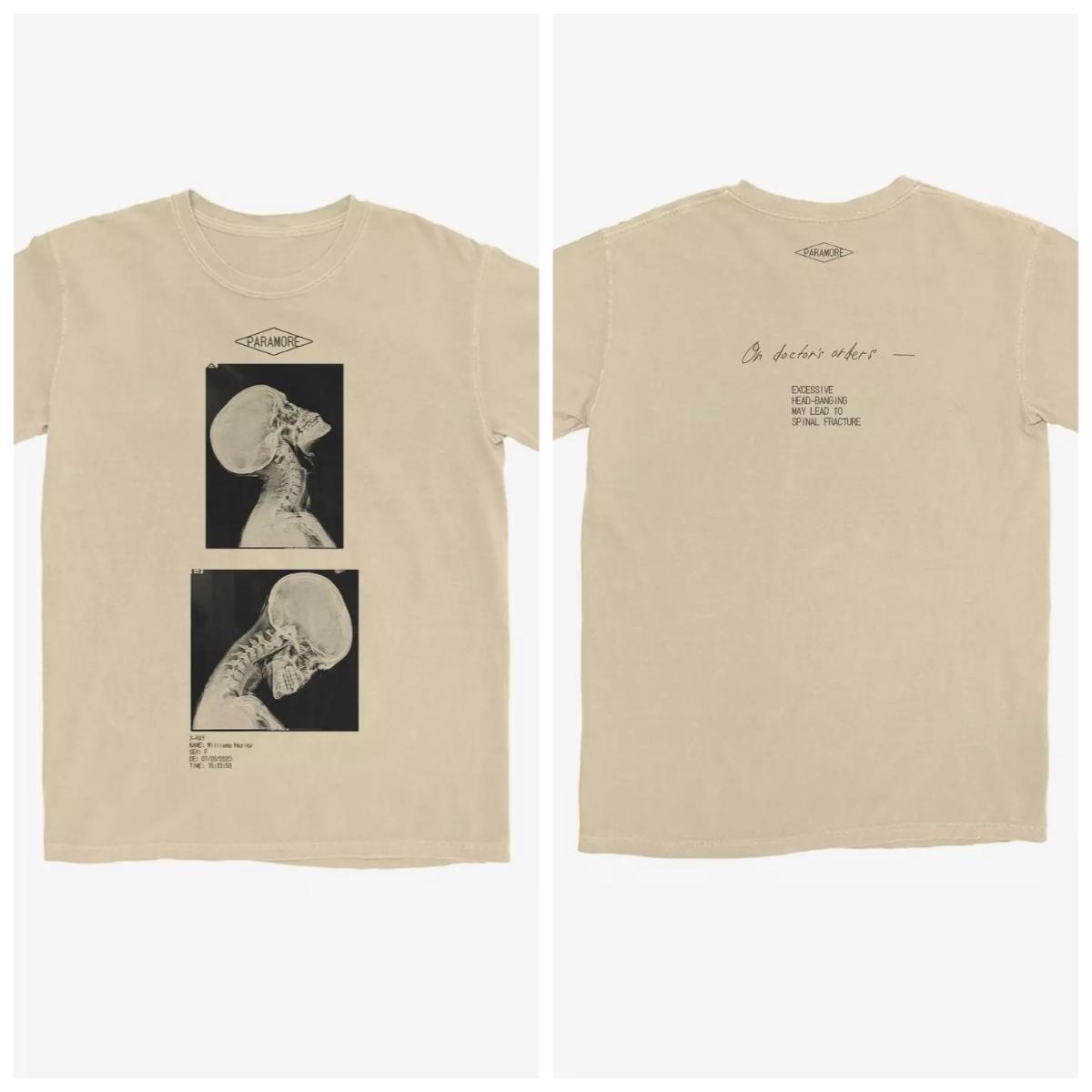Paramore band Hayley  Williams graphics 100Cotton unisex shirt 2026 New Summer Y2k rock fashion Unisexs Oneck Tshirt fan gift S