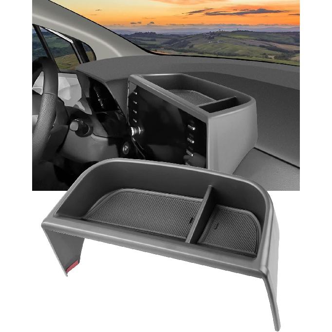 

Поднос для хранения приборной панели центральной консоли Ecarzo, подходит для 2021, 2022, 2023, 2024, Toyota Sienna, органайзер для приборной панели, вставка, держатель для солнцезащитных очков, контейнер