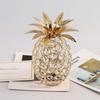 Creative Crystal Apple Ornaments Bling Rhinestone Pineapple Shape Miniatures Snow Pear Crafts Home Decoration Photography Props