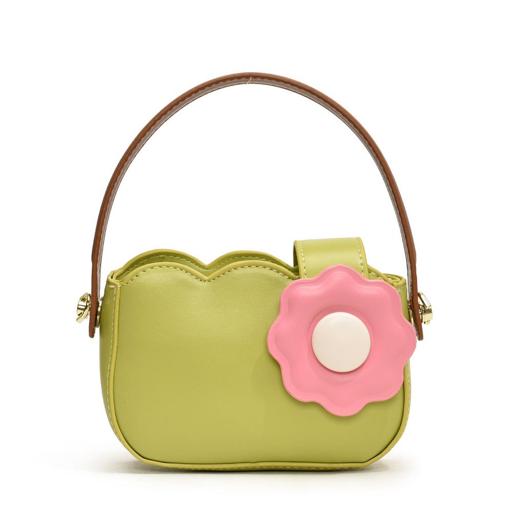 Adorable Mini Floral Crossbody Bag For Kids With Breathable Design In Pink And Purple