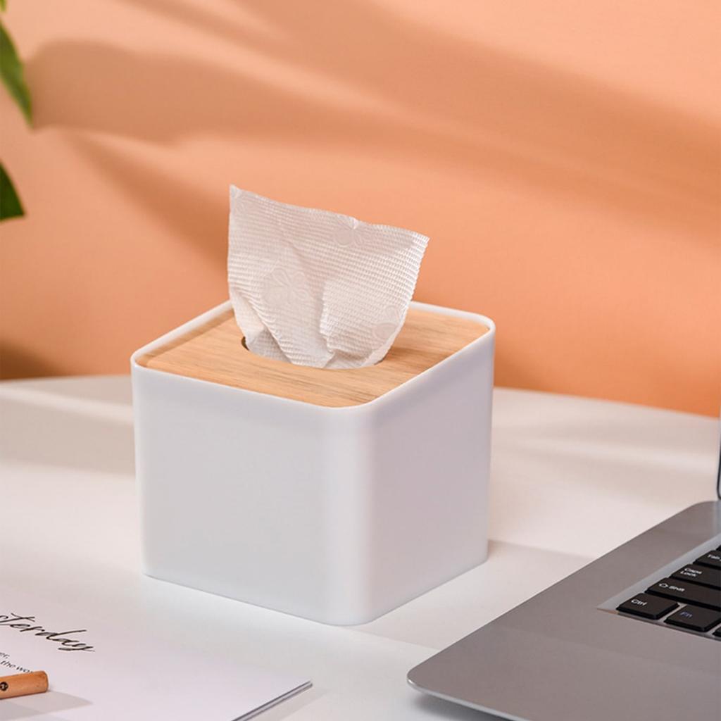 1/2 Covered Square European Tissue Boxes, Suitable for Tissue Boxes In Home Living Rooms, Offices, and Reading Places