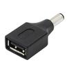 1pcs USB Power Plug Converter To 5.5*2.5 5.5x2.1 4.8x1.7 4.0*1.7 5.5*1.7 2.5*0.7 3.0*1.1 3.5x1.35 mm DC Jack Adapter Connector