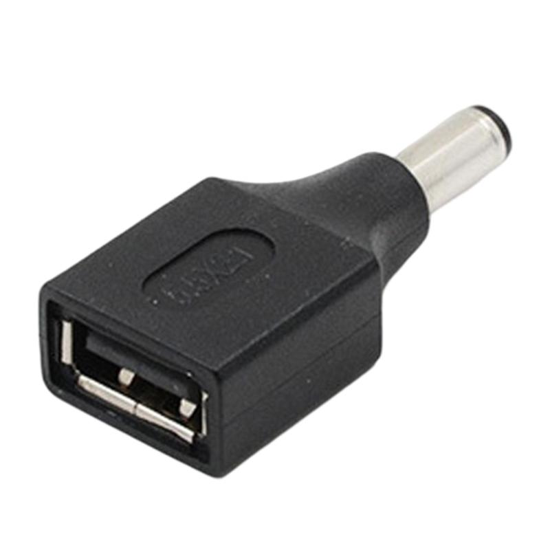 1pcs USB Power Plug Converter To 5.5*2.5 5.5x2.1 4.8x1.7 4.0*1.7 5.5*1.7 2.5*0.7 3.0*1.1 3.5x1.35 mm DC Jack Adapter Connector