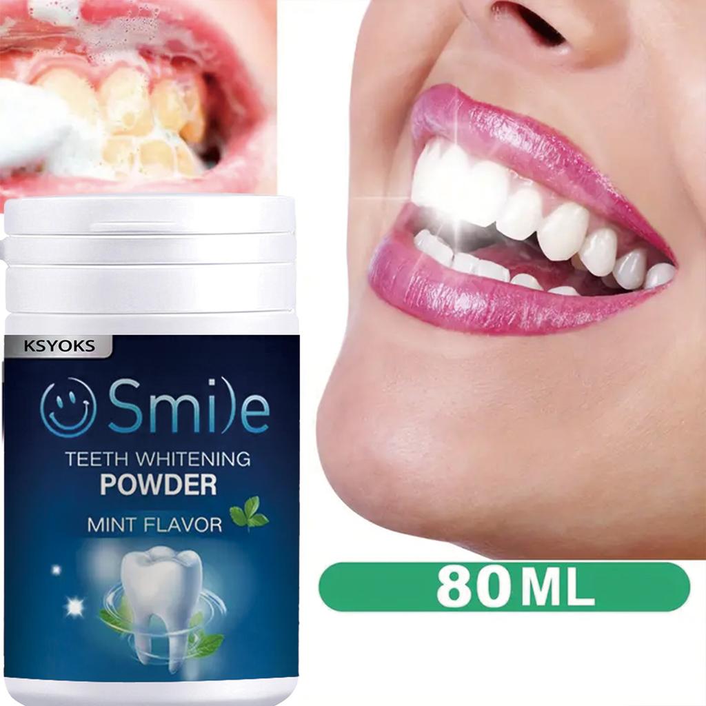 Tooth Powder Gently Cleanses Stains and Food Residues On the Surface of Teeth, Helping To Maintain Long-term Oral Cleanliness and Fresh Breath