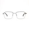 Brille Ss9188 Metall Quadratisch Transparent Retro Flachspiegel