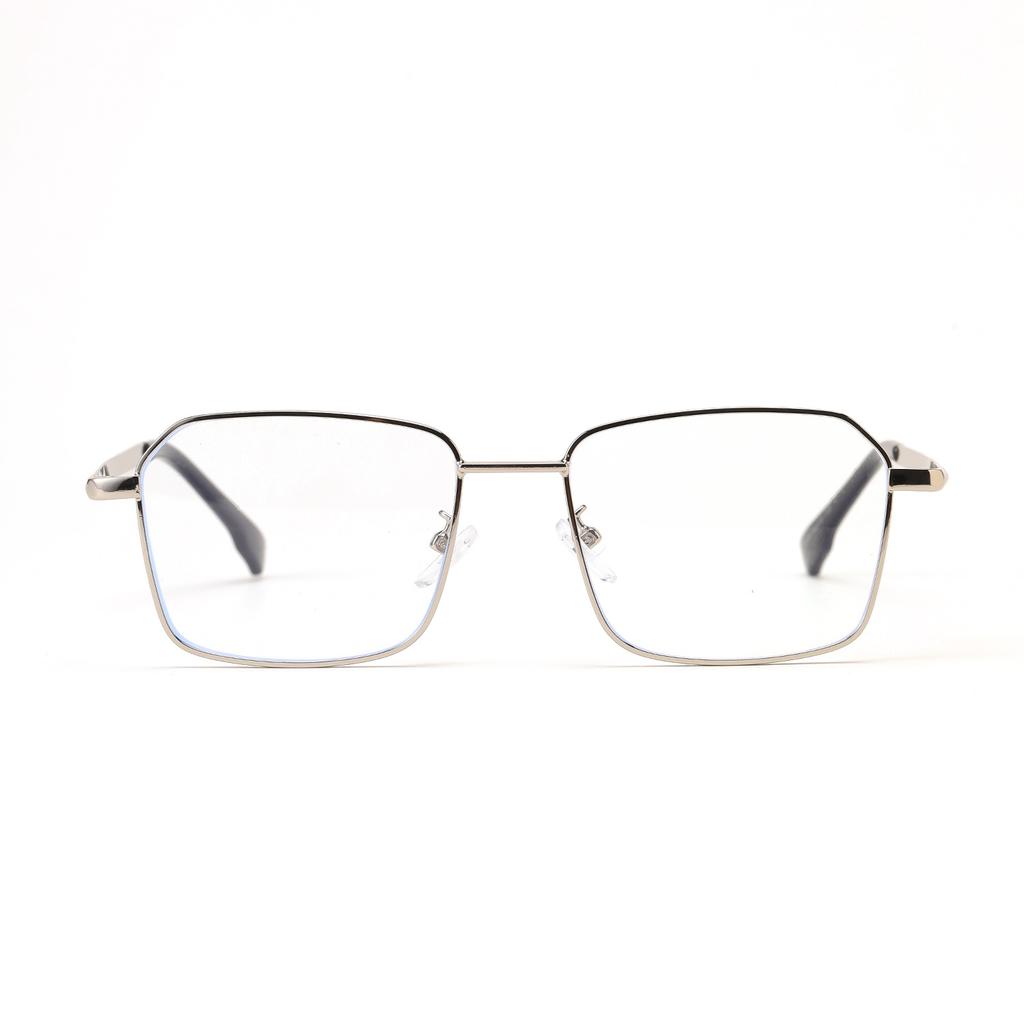 Brille Ss9188 Metall Quadratisch Transparent Retro Flachspiegel