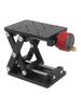Lab Lifting Platform Elevator Manual Optical Sliding Rustproof 148*80mm 55mm Abs Aluminum Alloy Hard Anodizing