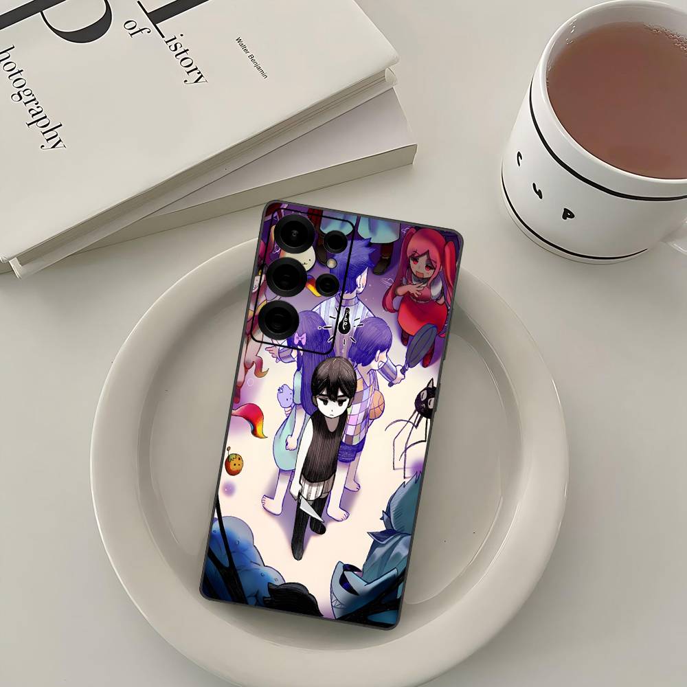 Game Omori Phone Case For Samsung S 24 Fe 25 Ultra Plus 20 Lite 21 30 22 23 24 22 Ultra 5G Fundas