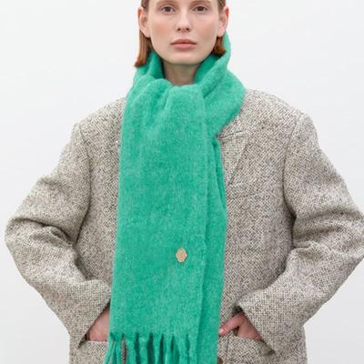Halden Heavy Wool Color Muffler (M036_green)