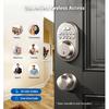 Veise Keyless Entry Door Lock, Electronic Keypad Deadbolt, Keyed Entry, Auto Lock, Anti-Peeking Password, Back Lit & Easy Installation Design, Satin