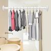 1Pcs No Punch Nail-free Telescoplc Clothing Rod  for Bedroom Curtain Wardrobe Closet