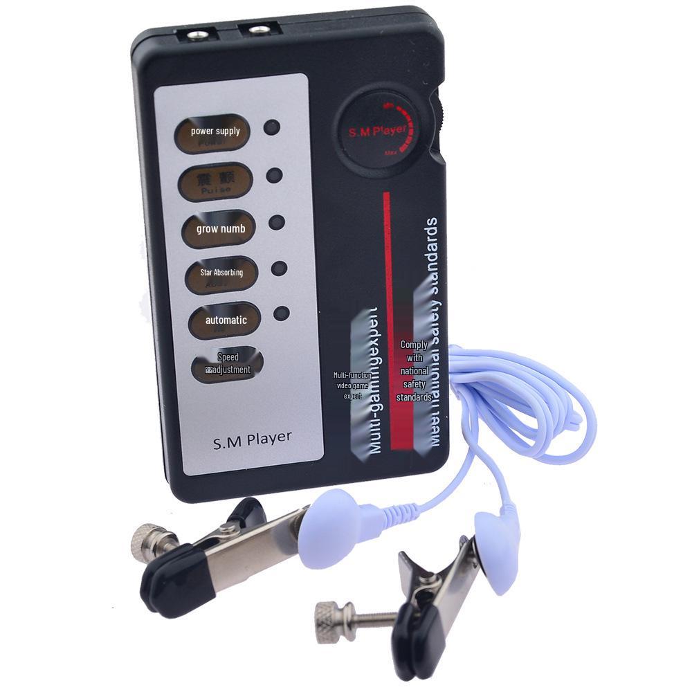 Elektrischer Schock Impuls Spielzeug: Starke Nippelklemmen & Mimi-Klemmen, Erotisches Accessoire für Erwachsene