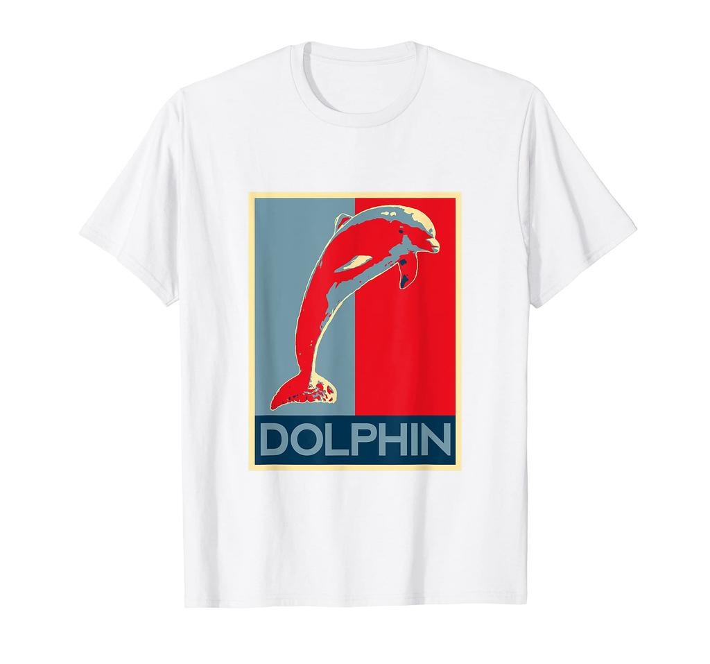Funny retro T-shirts, ocean, dolphins, fun, summer, cute, goods, clothes, gifts, men, original, creatures, T-shirts