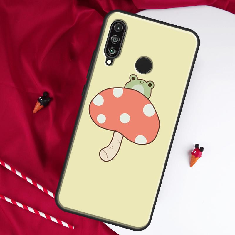 

гриб лягушка Для Huawei Nova 9 SE 10 5T Y90 Y70 Y60 Y61 Y91 Y72 12i 12s 11i P60 Pro P20 P30 P40 Lite Чехол Huawei Nova Y90