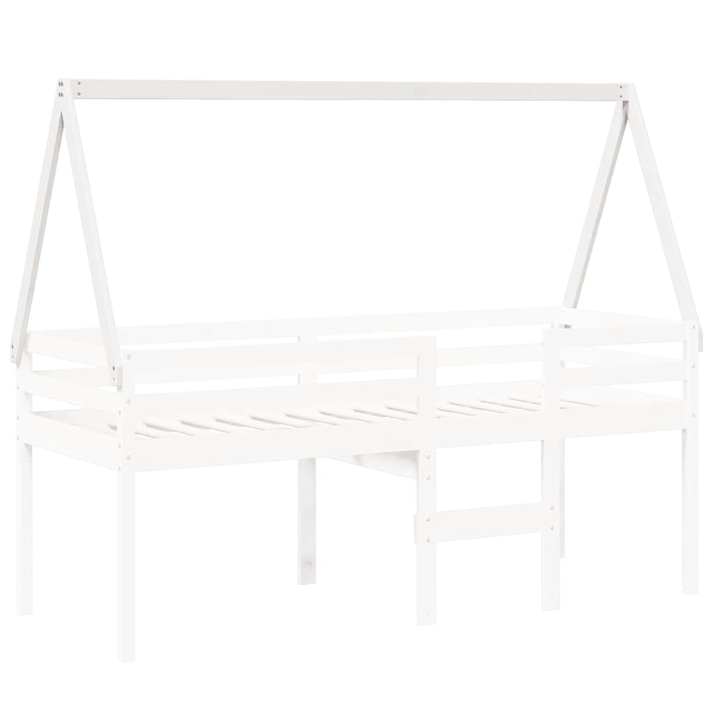 Vidaxl Daszek Do Łóżka Dziecięcego, 209X85,5X88 Cm, Drewno Sosnowe