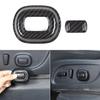 ABS Carbon fiber Seat Adjustment Button Cover Trim For Nissan Titan 2016-2024