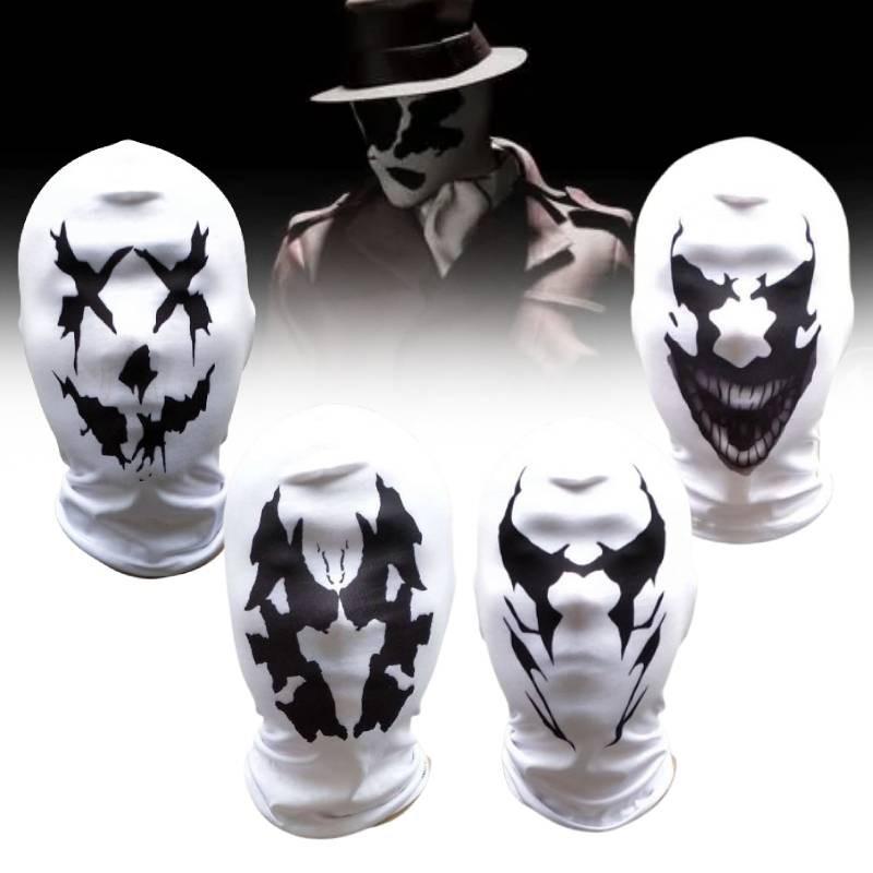 2020 Watchmen Rorschach Mask Cosplay Hooded Face Covering For All Seasons And Genders