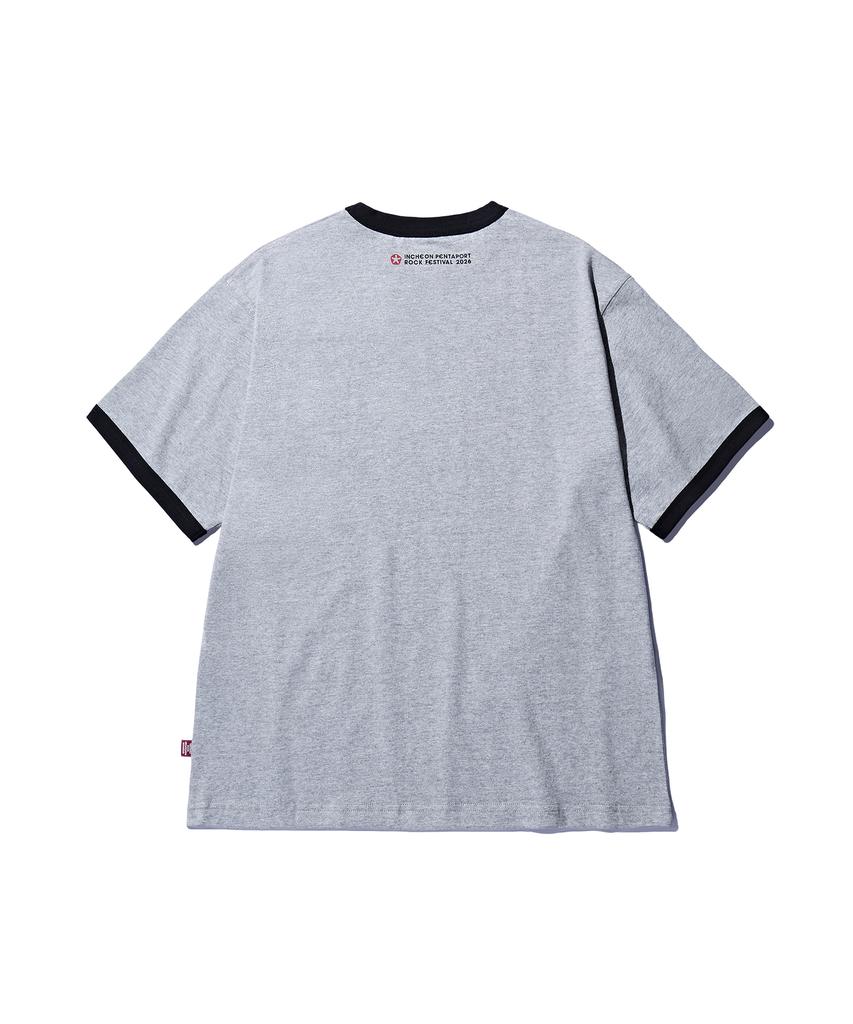 DISCUS ATHLETIC 2026 Pentaport Ringer T-Shirt Melange Grey