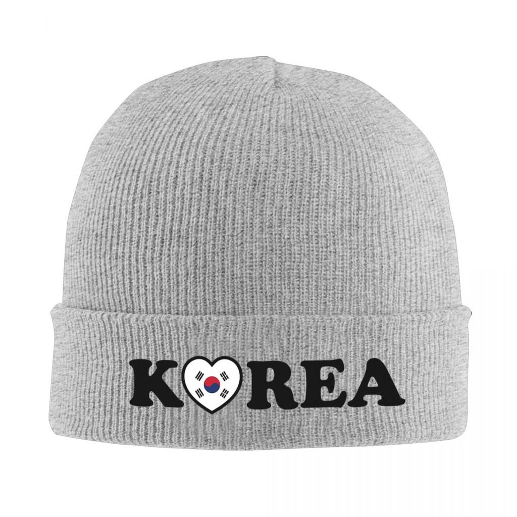 South Korea Flag Warm Knitted Cap Winter Knit Bonnet Hat Skullies Beanies Hip Hop Caps for Unisex