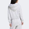 Adidas Originals Vrct Embroidered Logo Loose Long Sleeve Hoodie Women Hoodie Grey IT9846
