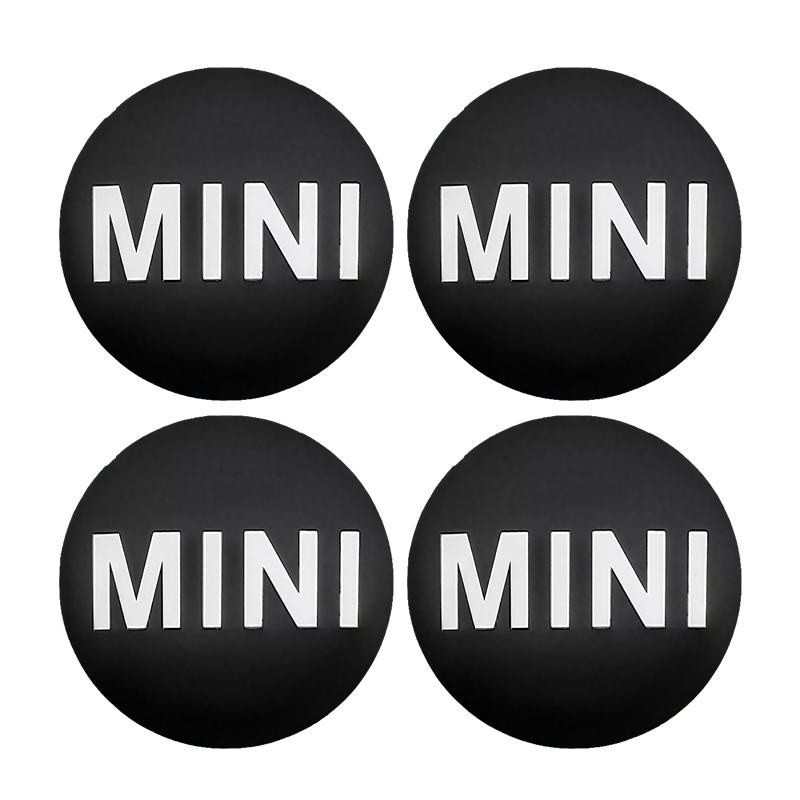 

For MINI 4PCS 56mm Car Badge Wheel Center Cover Stickers Hub Caps Decal Cooper S JCW WORKS R57 R58 R59 R55 R56 F55 F56 R60 R50