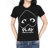Comme des Garçons PLAY (WMNS) COMME Des GARCONS PLAY Inverted Heart Logo T-Shirt 'Black' Women's AZ-T113-051-1