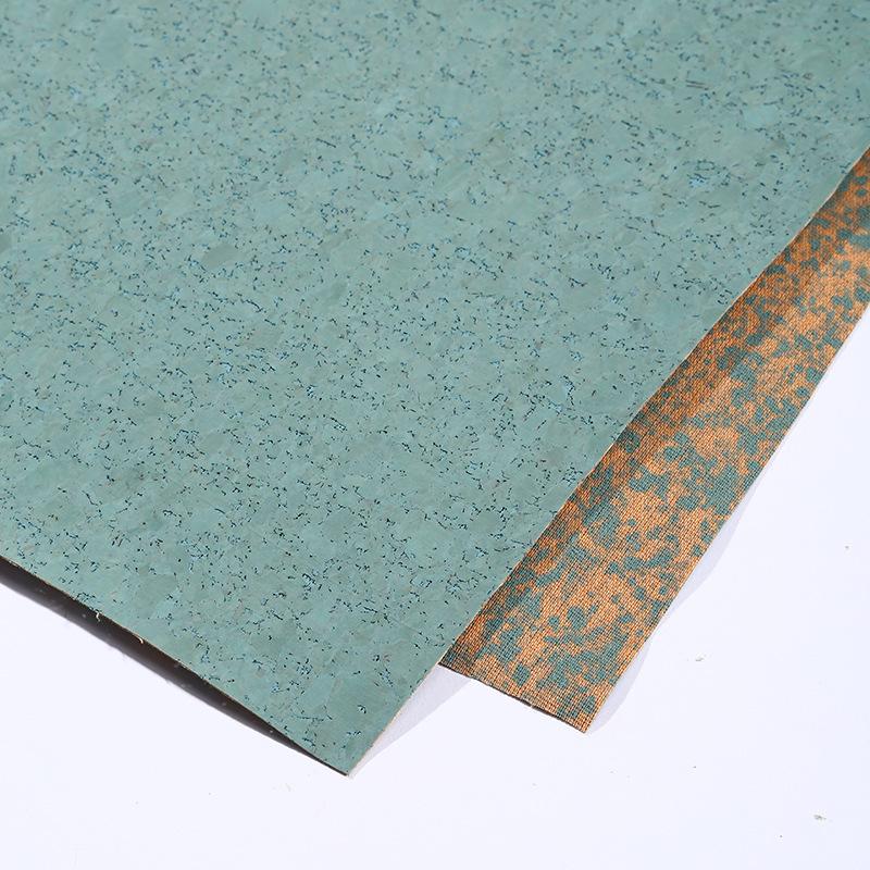 100x138cm Soft Natural Cork PU Leather Fabric for DIY Furniture Background Bags Sofa Car Decoration Upholstery Craft Material