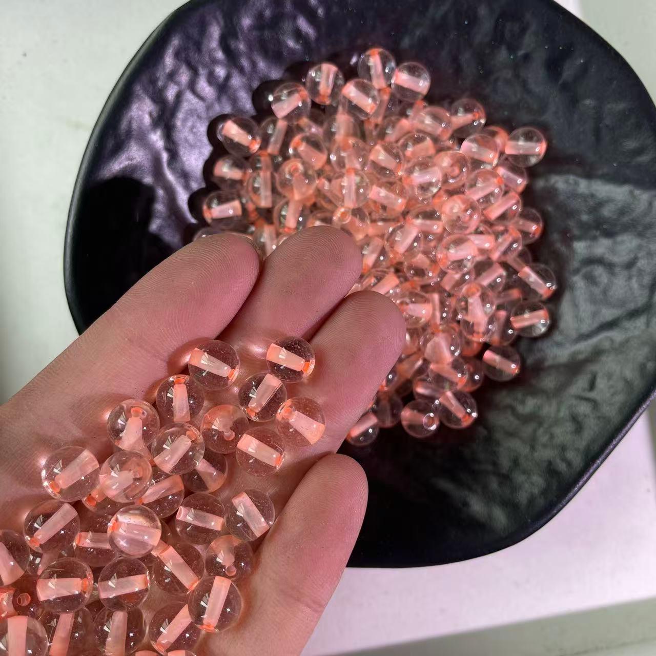 

Скляні муранські намистини з наповненням, 8 мм, для аксесуарів своїми руками 8mm approx. 700 beads per 500g