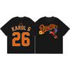 Karol G Tropicoqueta Tour 2026 T-Shirt Herren Damen Kleidung Harajuku Y2k Stil T-Shirt Sommer Mode Lässige Kurzarm-T-Shirts