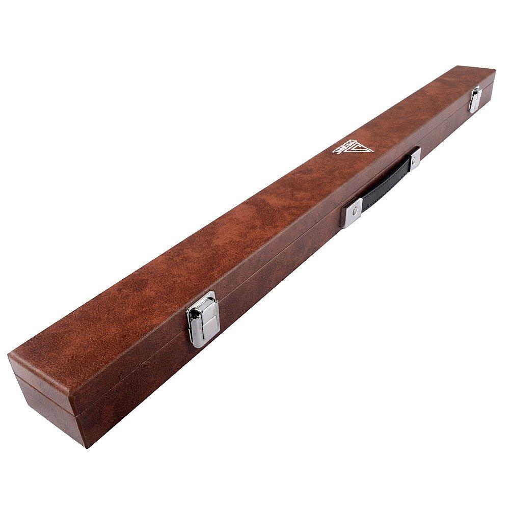 Cuesoul Jointed Pool Cue R306 1/2 Case, Brown,