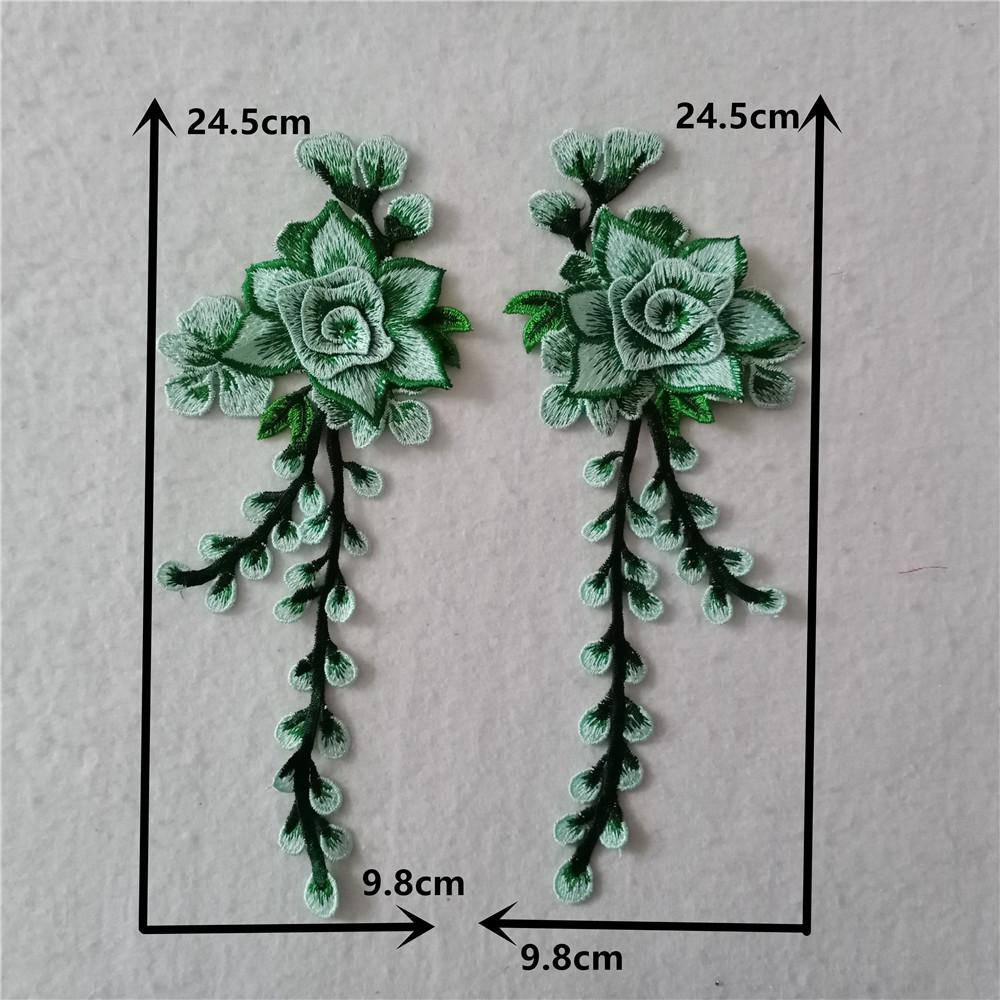 Diy Sewing Color Embroidery Corsage Decorative Clothing Accessories Cheongsam Dress Performance Clothes Wedding Dress Hanfu
