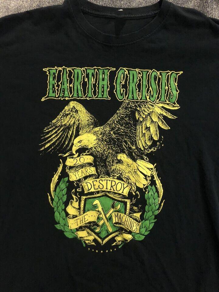 Earth Crisis 20 Years Destroy the Machines TSHIRT Cotton S4XL MO568 Unisex T-Shirt S