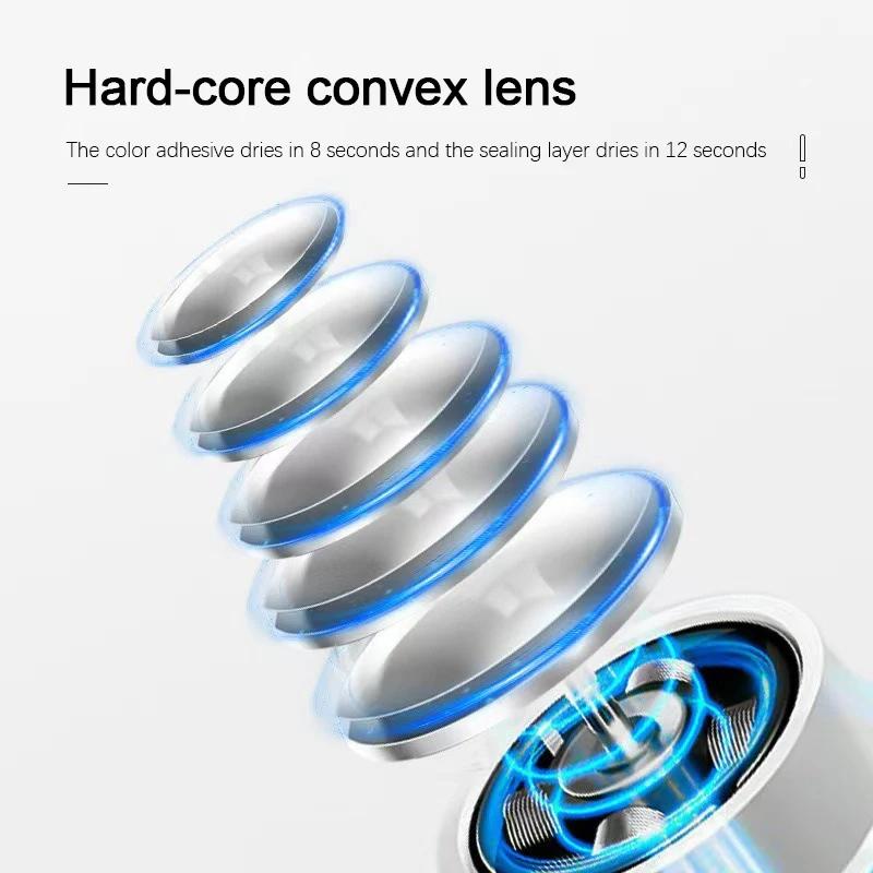 Handheld Quick-drying LED UV Lamp Mini USB Nail Lamp For Drying Nail Polish Gel Portable Nail Dryer Salon Tool Battery Model