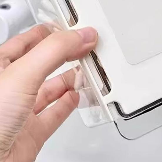Storage Rack Smooth Pull Transparent Visual Slide Rail Buckle