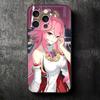 Genshin Impact Yae Miko Soft Phone Case for iPhone 16 16E 17 Air 15 Pro Max 14 Plus 13 Mini 11 12 7 Black Cover Back Shell