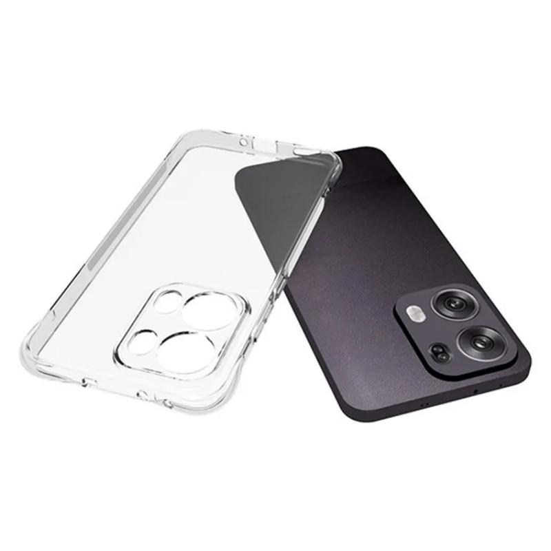 

For Oppo Reno13 Pro 5G Clear TPU Case WANLONFENG TM Series 2.0mm Phone Back Cover Transparent