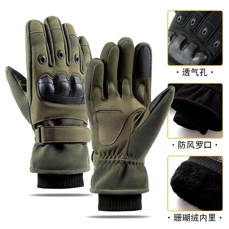 Half Finger Sports Gloves Male Special Forces Outdoor Riding Training Non-slip and Wear-resistant Military Fans Fitness Full Finger Tactical Gloves