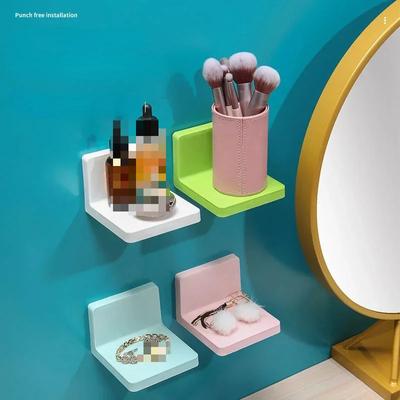 Multi Function Storage Holders Autohesion Acrylic Wall Storage Free Punch Holders for Bathroom Living Kitchen School Dormitory